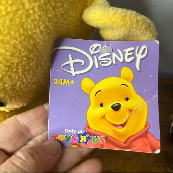 Vintage 2001 Fisher Price Disney Winnie The Pooh Lounging Plush 22” Tags On - Picture 3 of 11